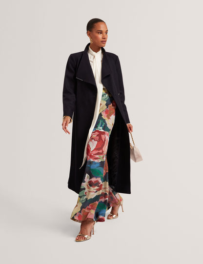 Ted Baker ROSELL Longline Belted Wool Wrap Coat