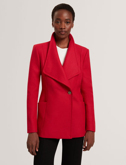 Ted Baker EVIGNA Wool Rich Hourglass Short Wrap Coat