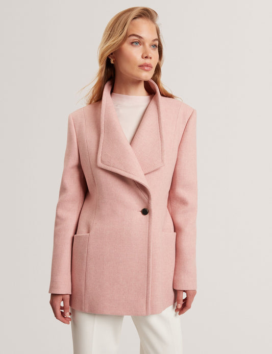 Ted Baker EVIGNA Wool Rich Hourglass Short Wrap Coat