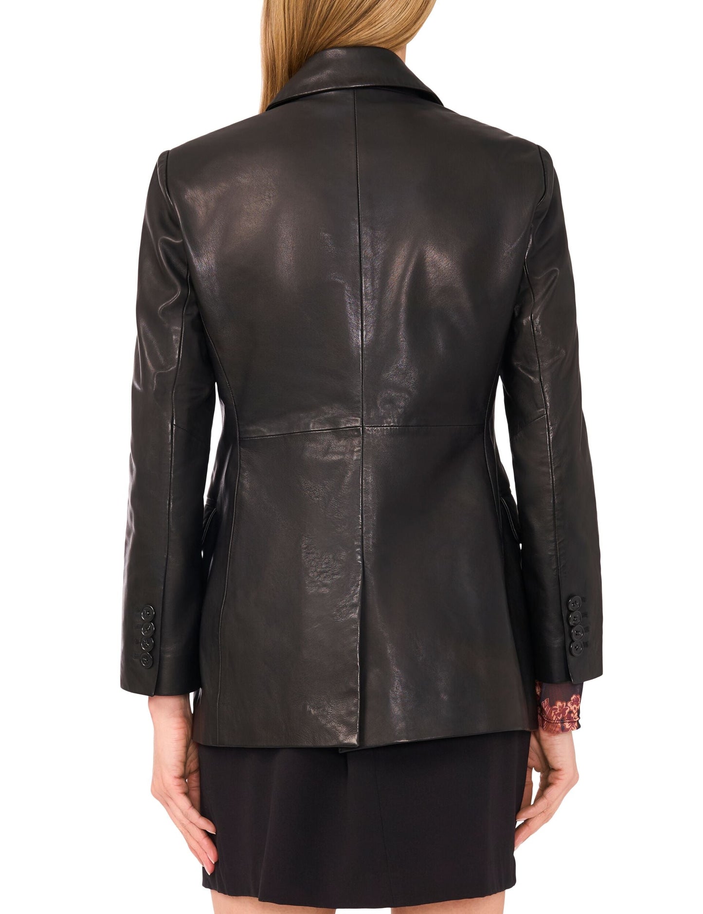 Ted Baker LYNDE - Leather Single Breasted Blazer