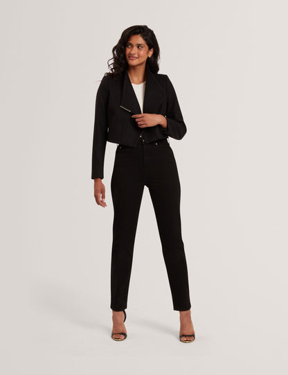 Ted Baker ROSECEE Tailored Cropped Wool Wrap Jacket