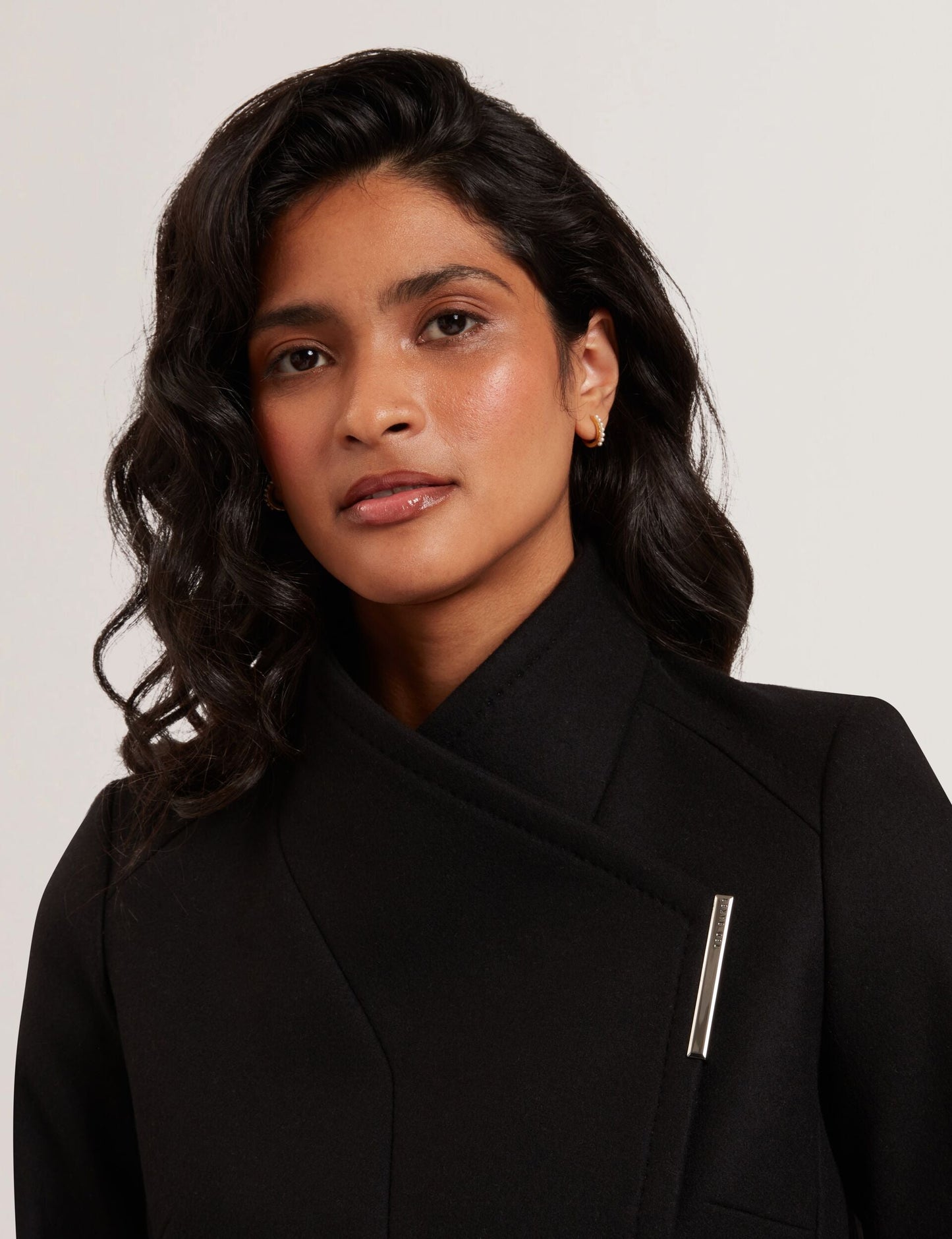 Ted Baker ROSECEE Tailored Cropped Wool Wrap Jacket