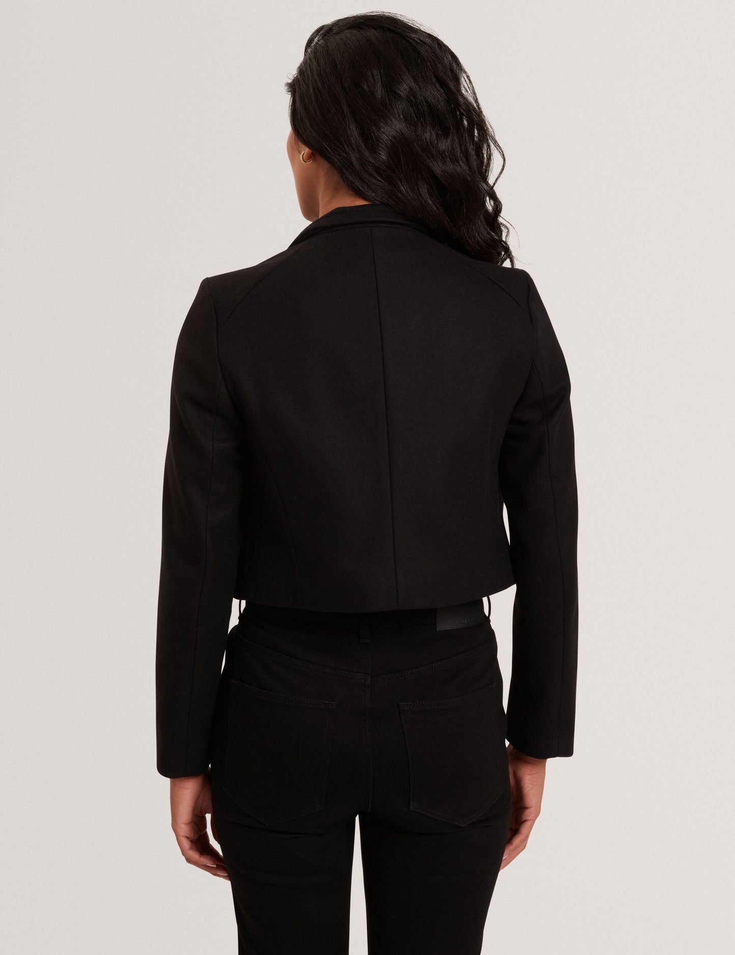 Ted Baker ROSECEE Tailored Cropped Wool Wrap Jacket