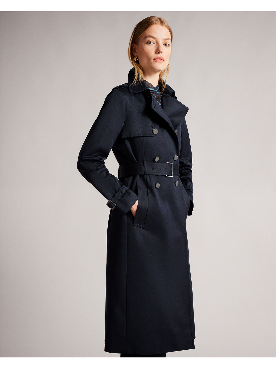 Ted Baker ROBBII - Lightweight Showerproof Belted Trench Coat