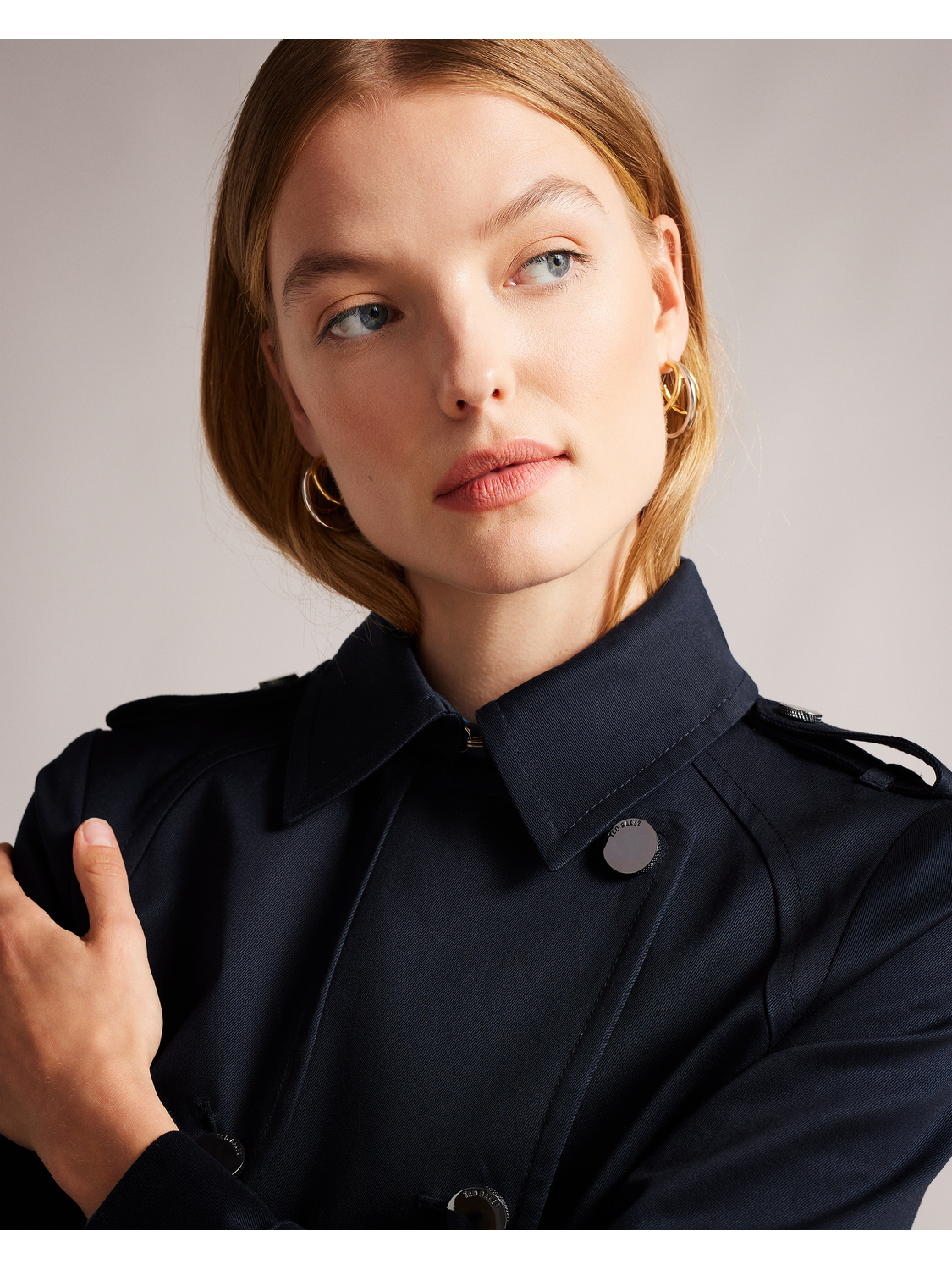 Ted Baker ROBBII - Lightweight Showerproof Belted Trench Coat