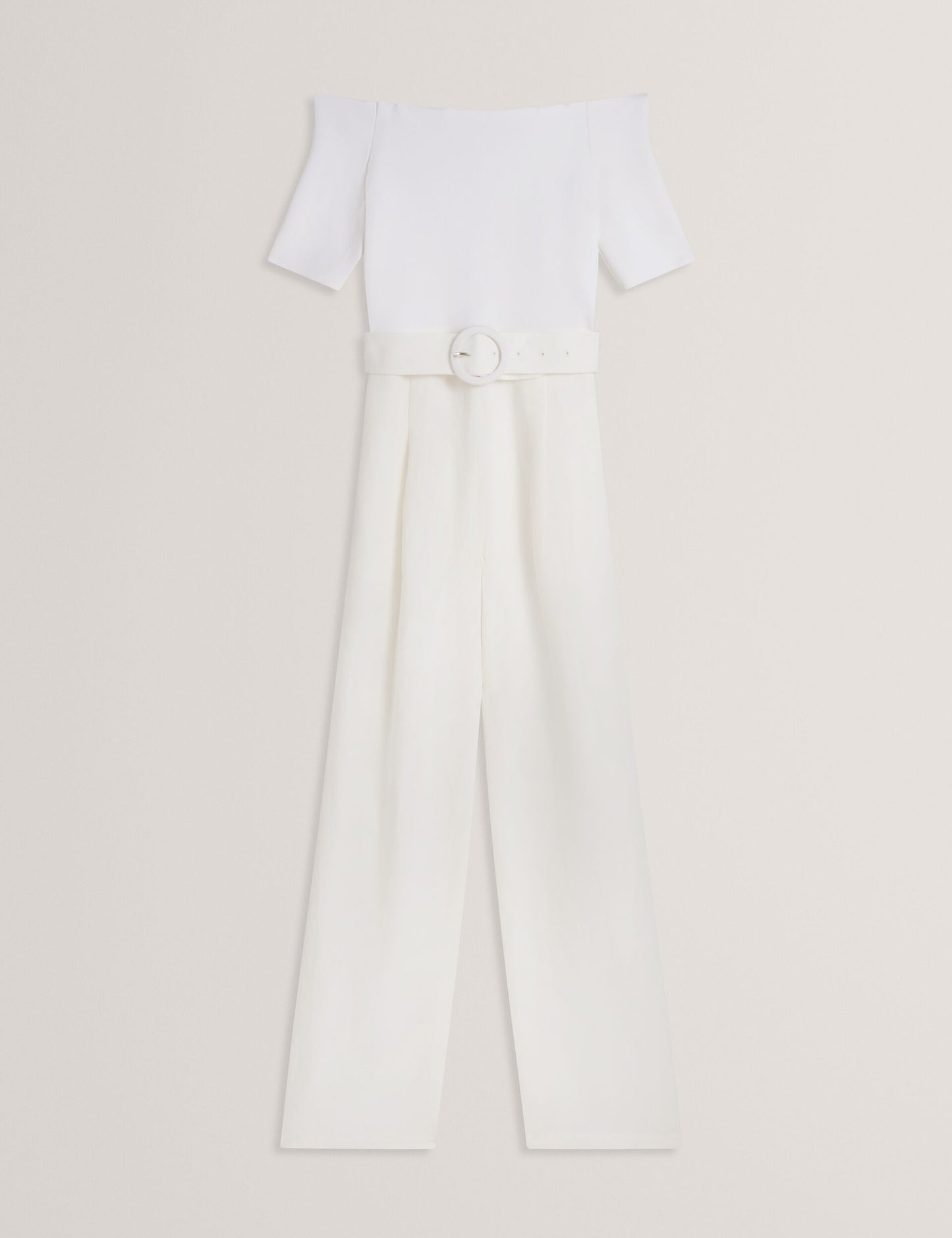 Ted Baker ANGELIY - Bardot Knit Top Wide Leg Belted Jumpsuit