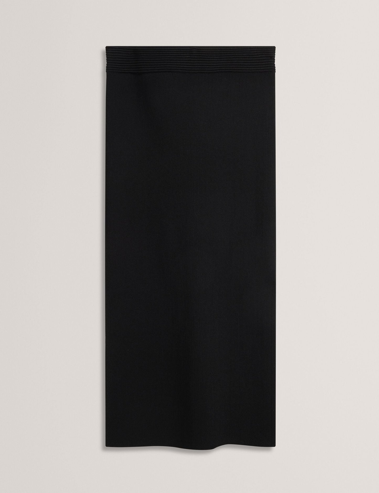 Ted Baker MAXI SKIRT WITH RIB - Black