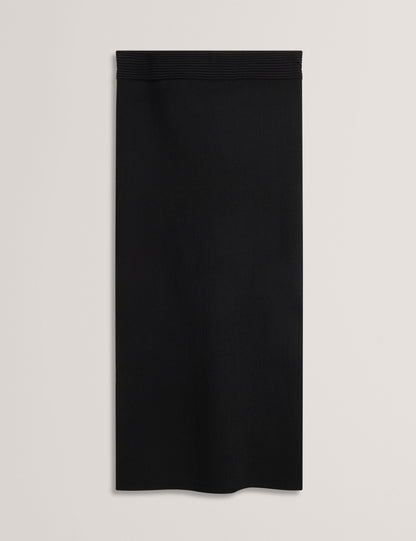 Ted Baker MAXI SKIRT WITH RIB - Black