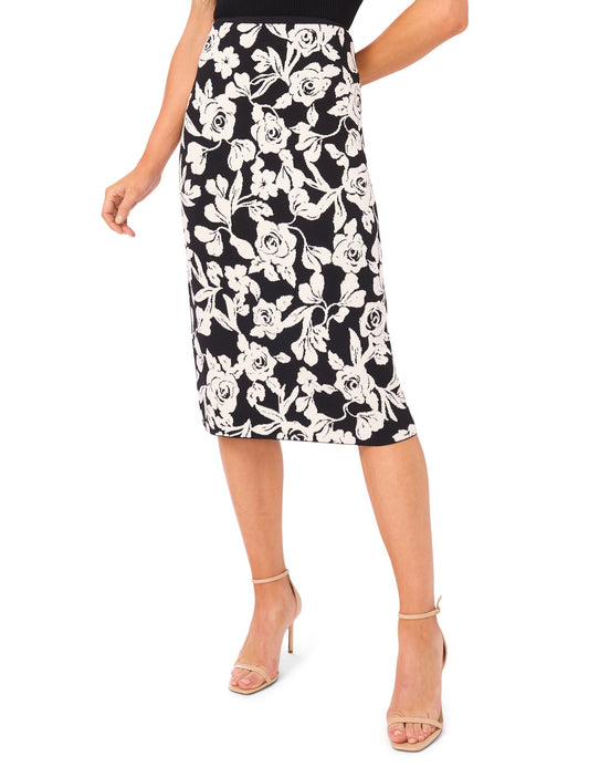 Ted Baker TONI - Midi Skirt With Rose Jacquard