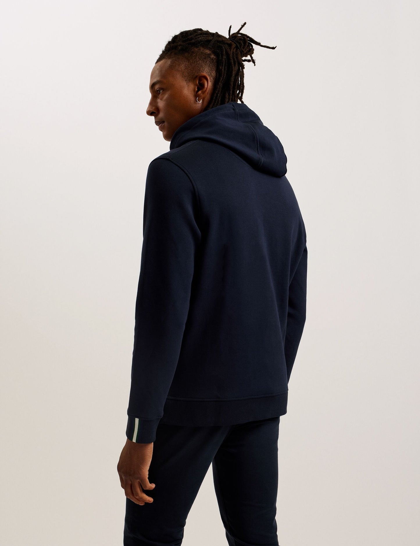 Ted Baker DROTOW - Logo Detail Cotton Blend Hoodie