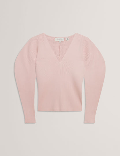 Ted Baker AMELYAA - Rib Sculpt Sleeve Sweater