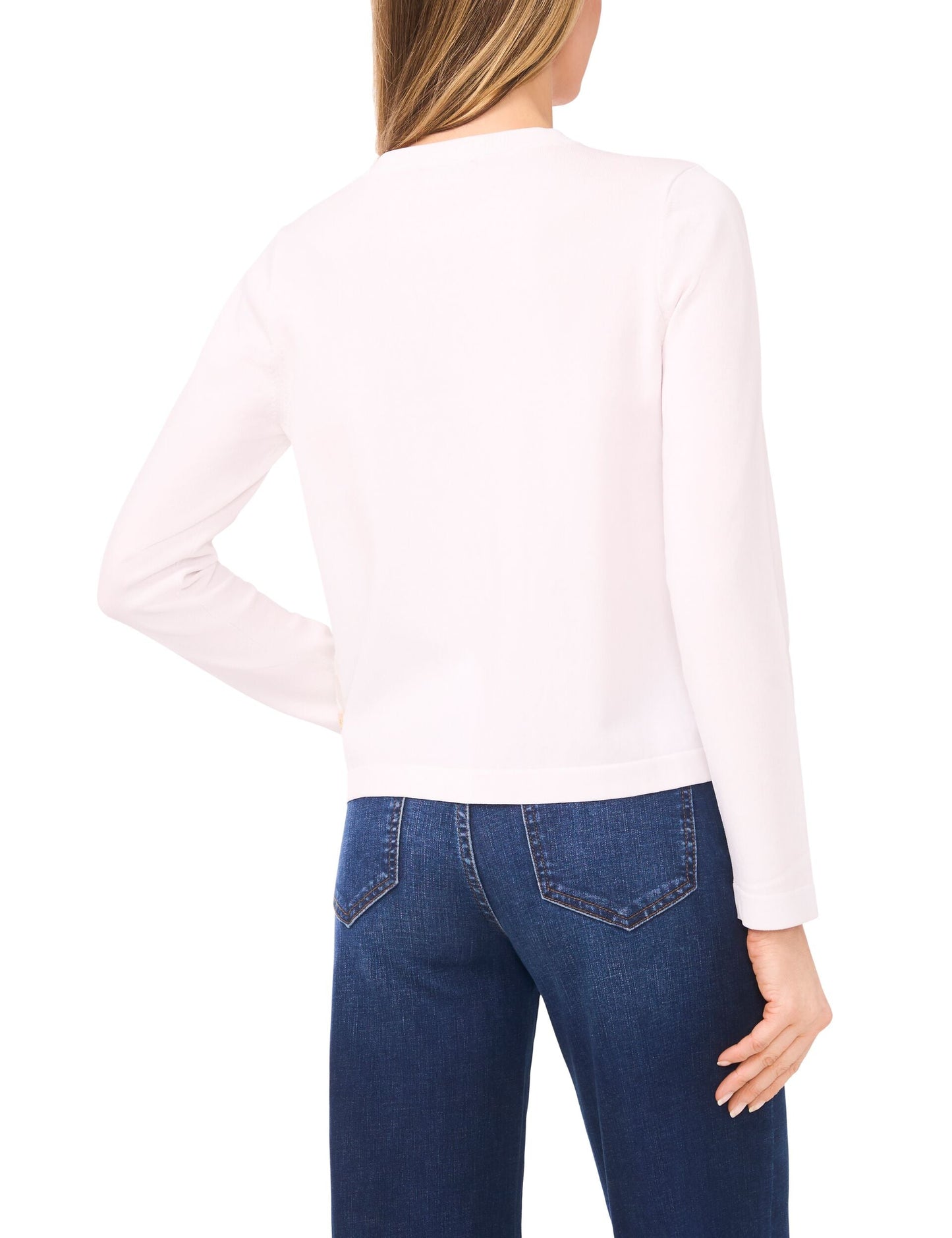 Ted Baker CASSIA Floral Overlay Crew Neck Cardigan