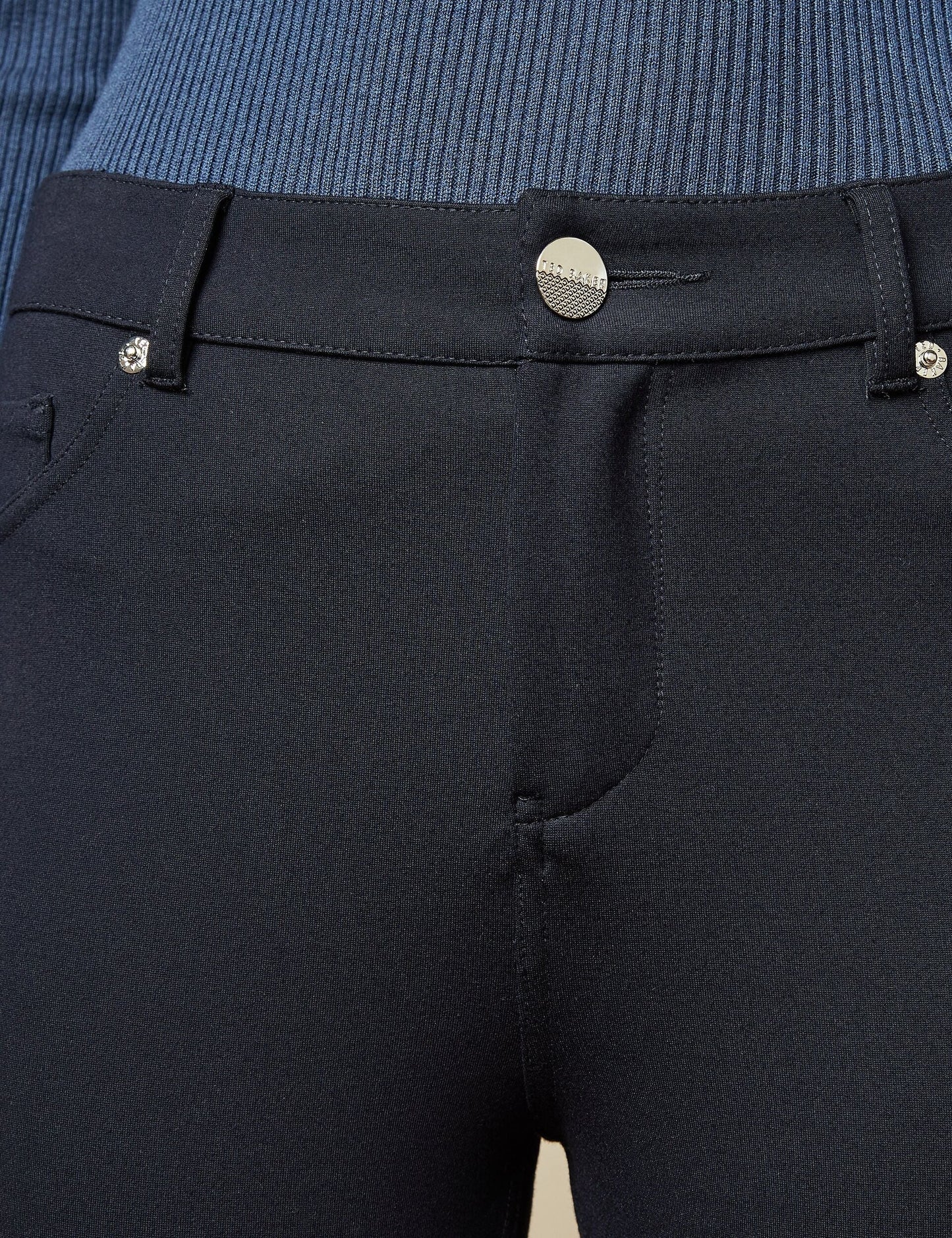 Ted Baker STRENTI - Skinny Fit Zip Cuff Jeggings