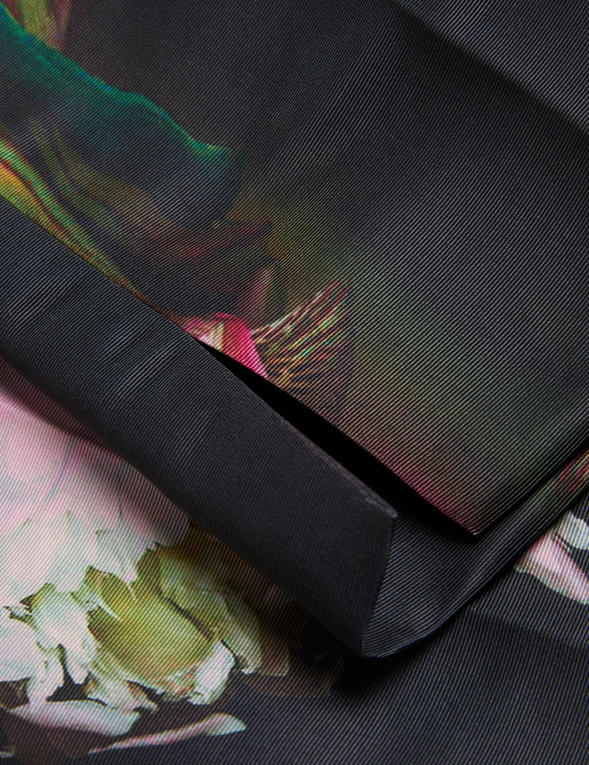 Ted Baker OKUNIT - Tapered Leg Floral Print Tailored Trousers