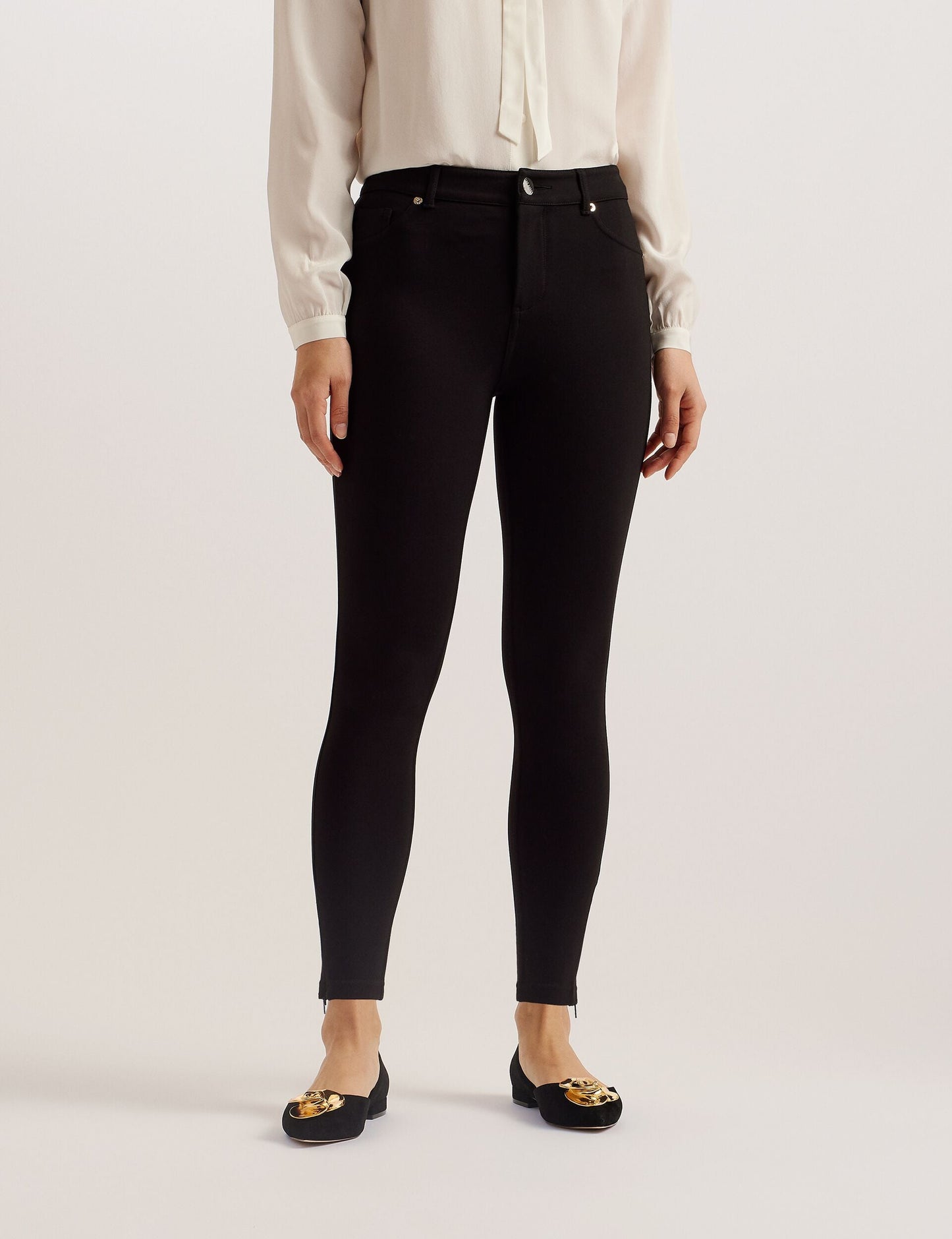 Ted Baker STRENTI - Skinny Fit Zip Cuff Jeggings