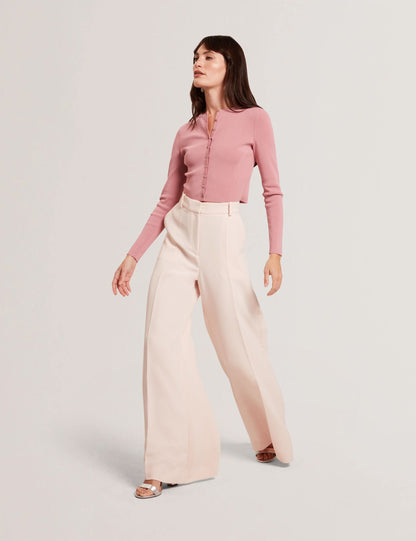 Ted Baker TRAGAT - Ultra Wide Leg Woven Tailored Trousers