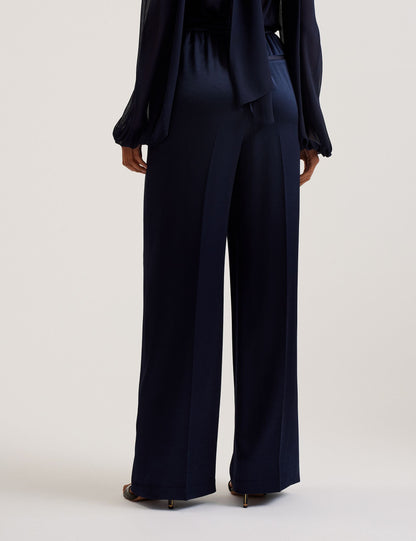 Ted Baker UMAIBO - Satin Wide Leg Drawstring Joggers