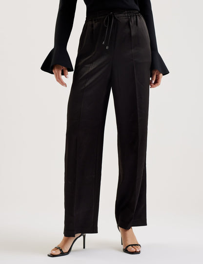 Ted Baker UMAIBO - Satin Wide Leg Drawstring Joggers