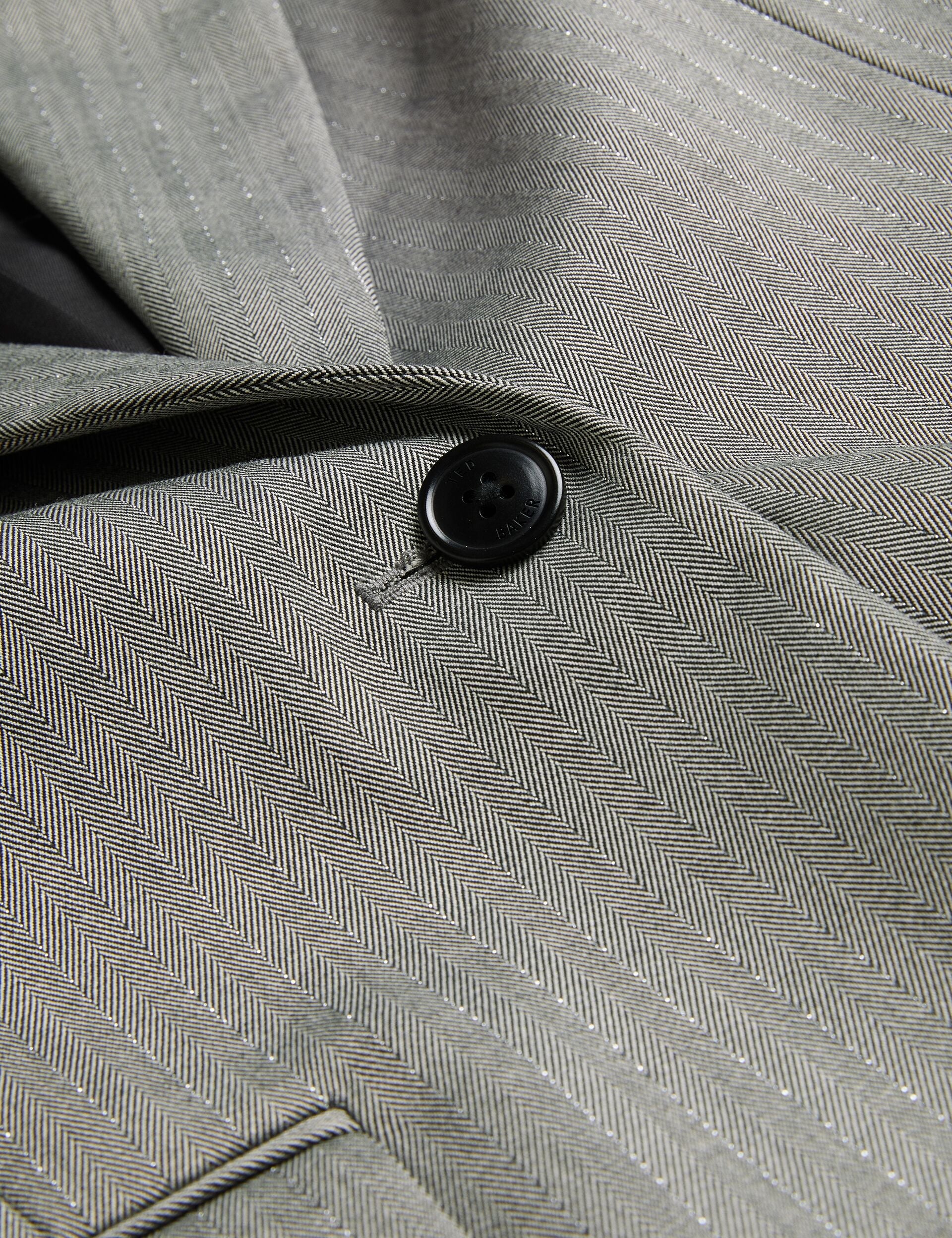 Ted Baker KOA - Oversized Herringbone Single Breasted Blazer