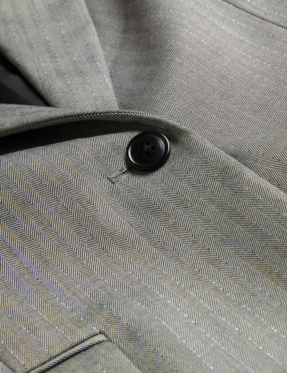 Ted Baker KOA - Oversized Herringbone Single Breasted Blazer