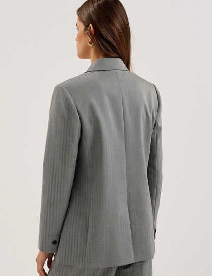 Ted Baker KOA - Oversized Herringbone Single Breasted Blazer