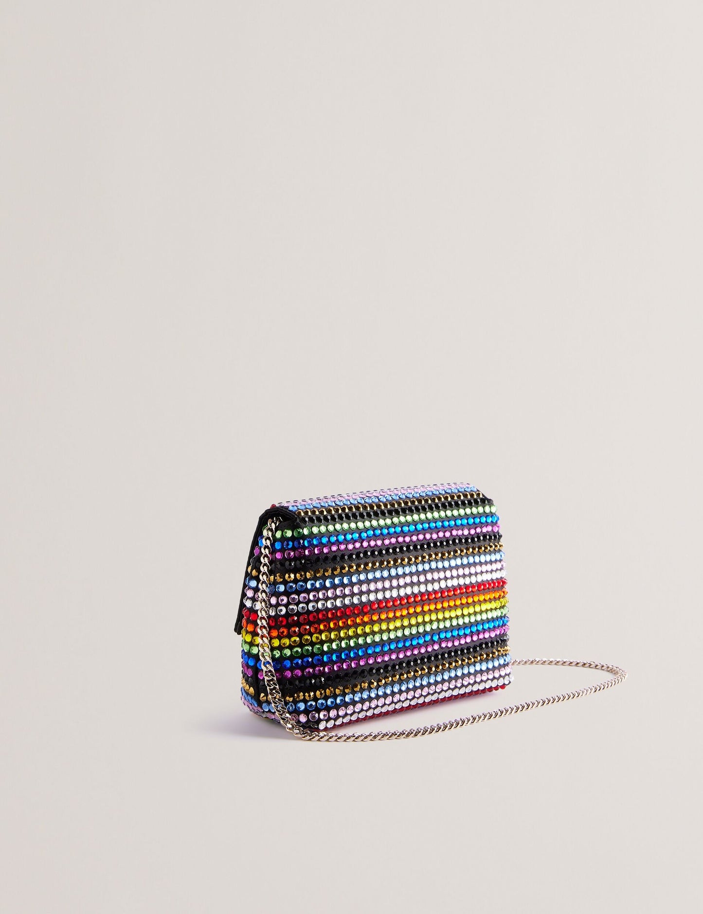 Ted Baker PRIDELA - Striped Crystal Mini Cross Body Bag