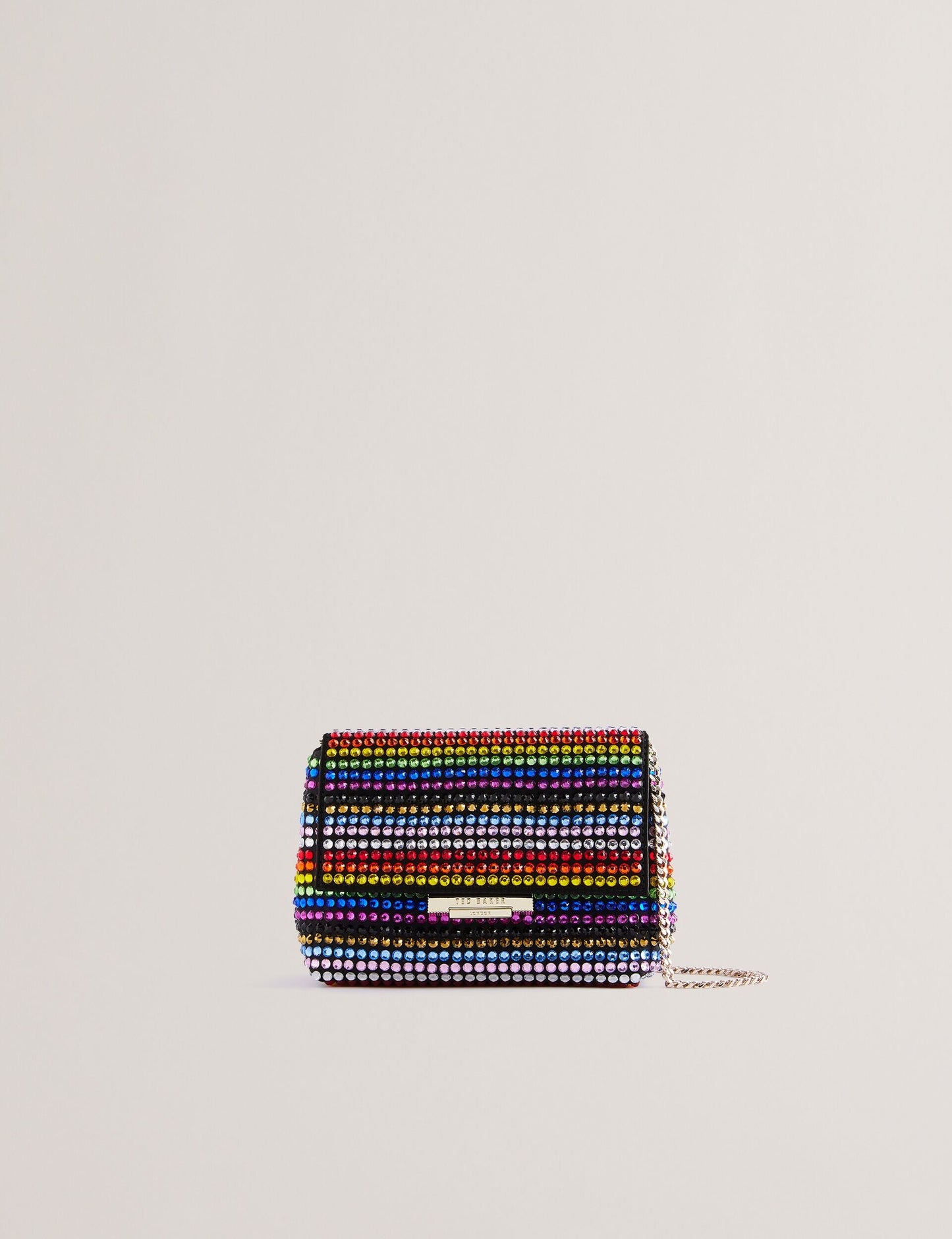 Ted Baker PRIDELA - Striped Crystal Mini Cross Body Bag