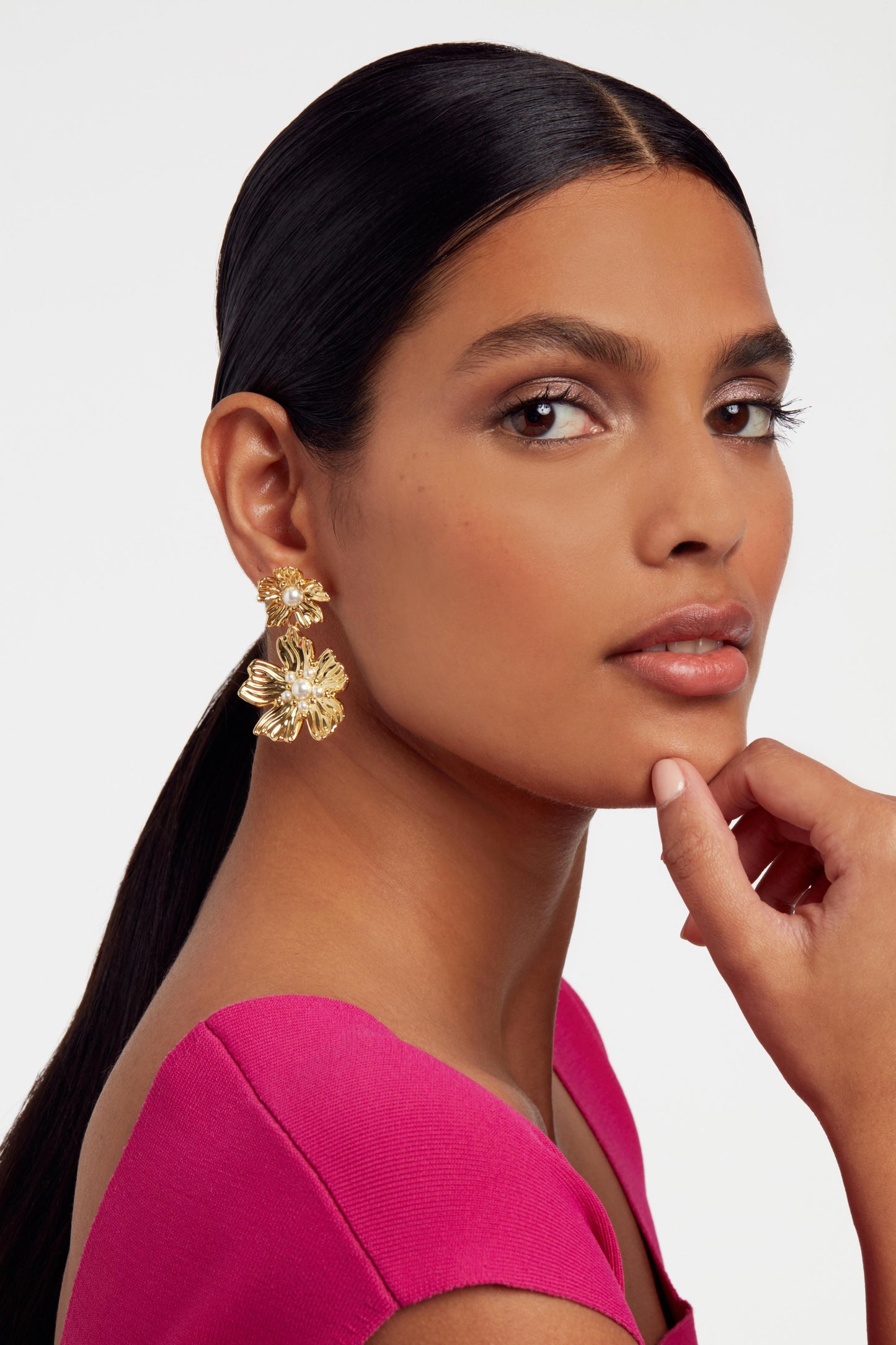 Ted Baker Petaria - Flower Statement Drop Earrings