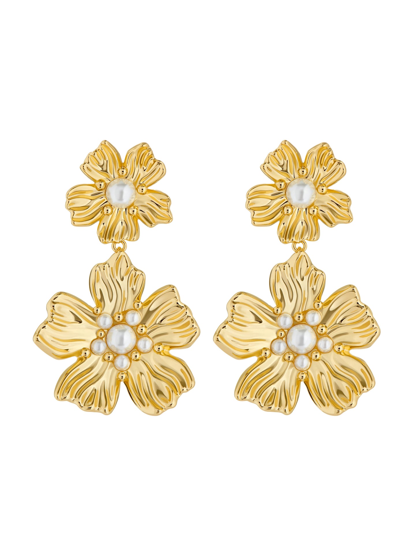 Ted Baker Petaria - Flower Statement Drop Earrings