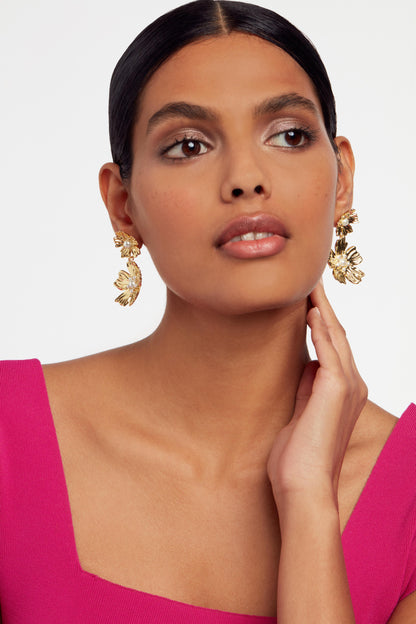 Ted Baker Petaria - Flower Statement Drop Earrings