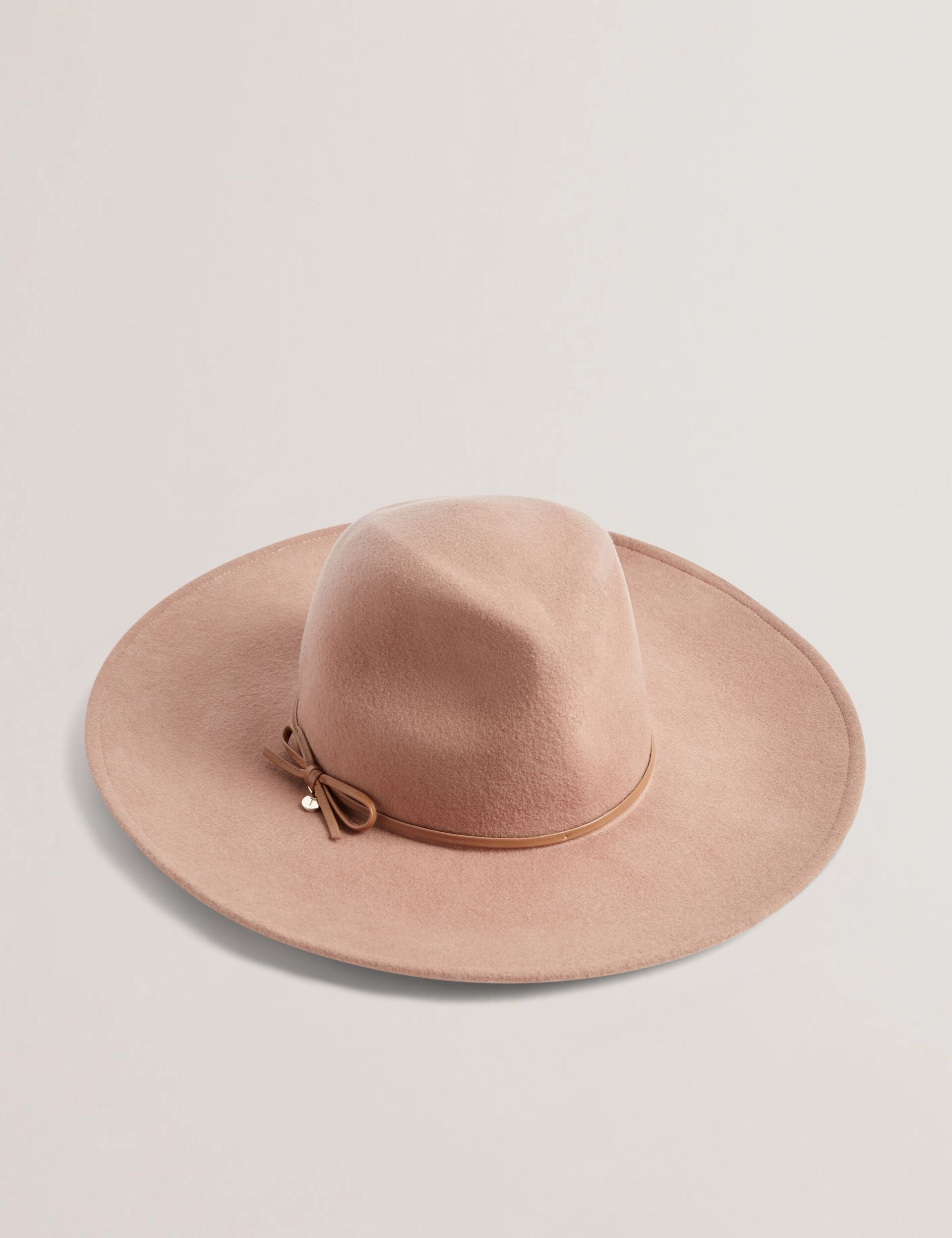 Ted Baker ABBIIIO - Bow Detail Pure Wool Fedora Hat