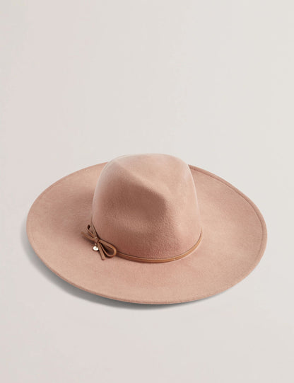 Ted Baker ABBIIIO - Bow Detail Pure Wool Fedora Hat