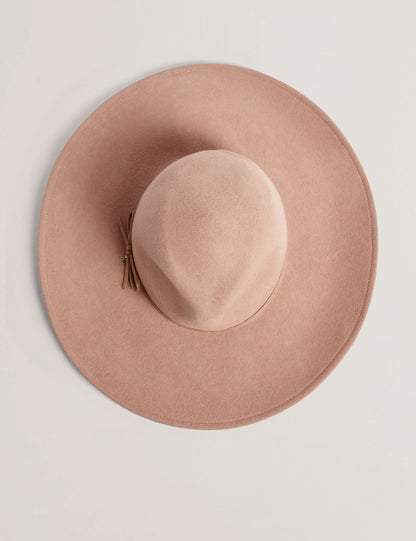 Ted Baker ABBIIIO - Bow Detail Pure Wool Fedora Hat