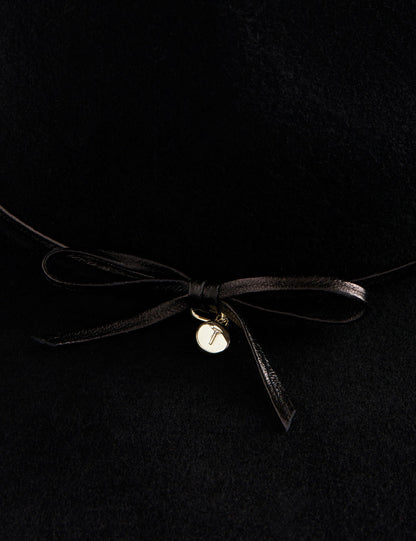 Ted Baker ABBIIIO - Bow Detail Pure Wool Fedora Hat