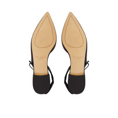 Ted Baker JANE BOW - Bow Detail Slingback Leather Ballet Flats