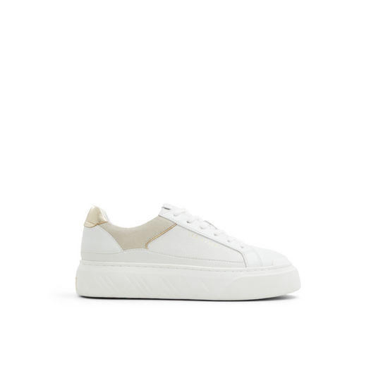 Ted Baker ADISON - Metallic Detail Leather Platform Sneakers