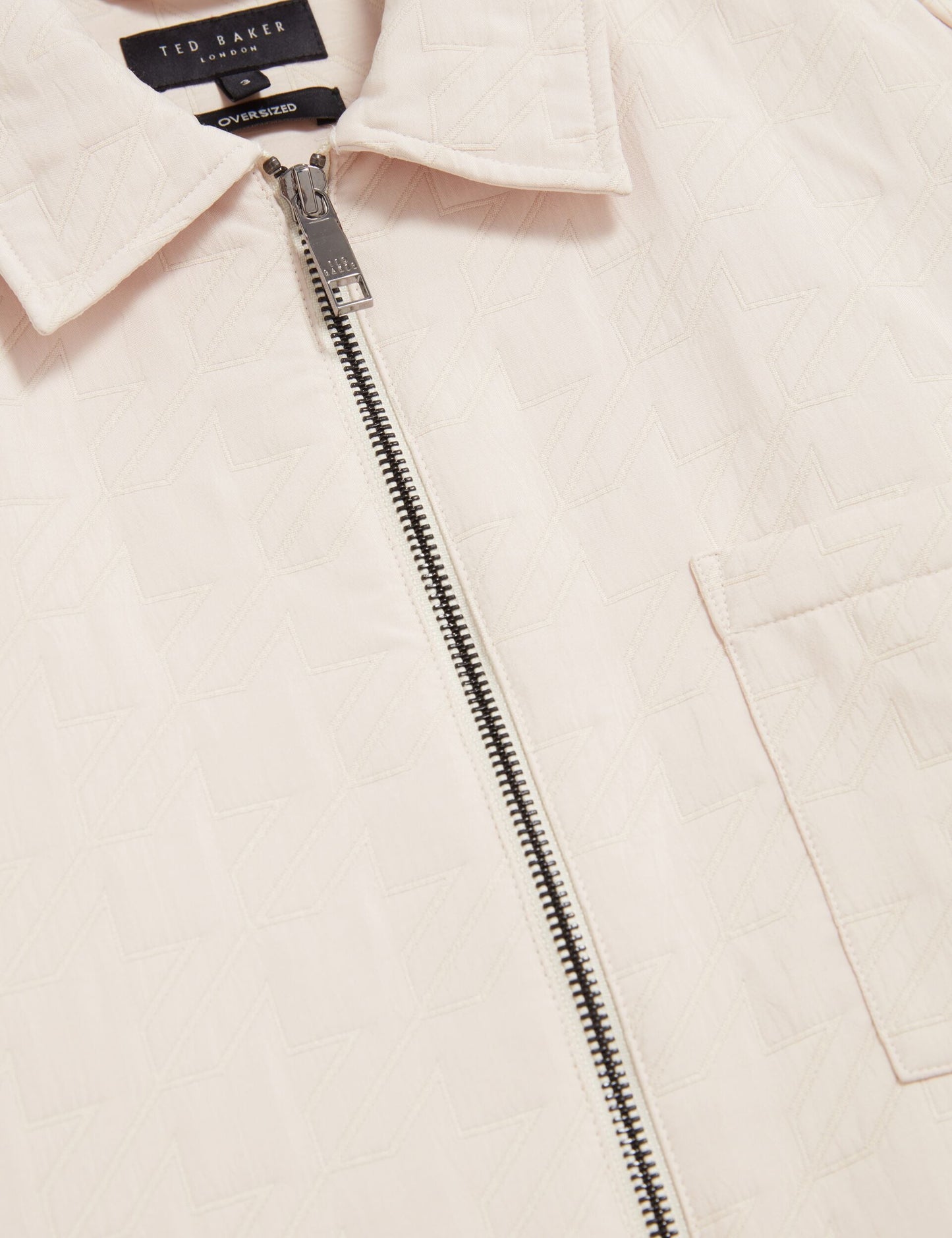 Ted Baker THOVA Textured Quilt Zip-Through Overshirt