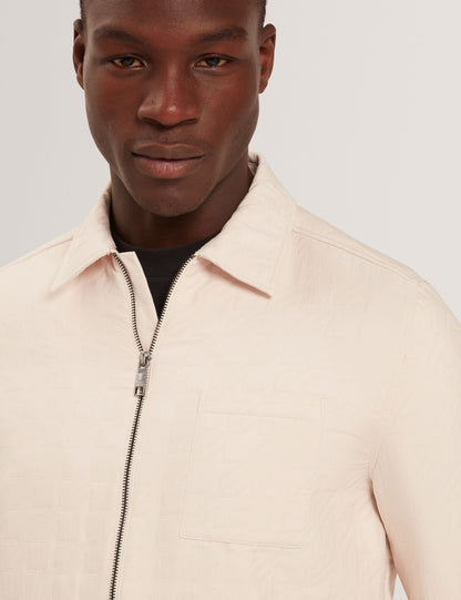 Ted Baker THOVA Textured Quilt Zip-Through Overshirt