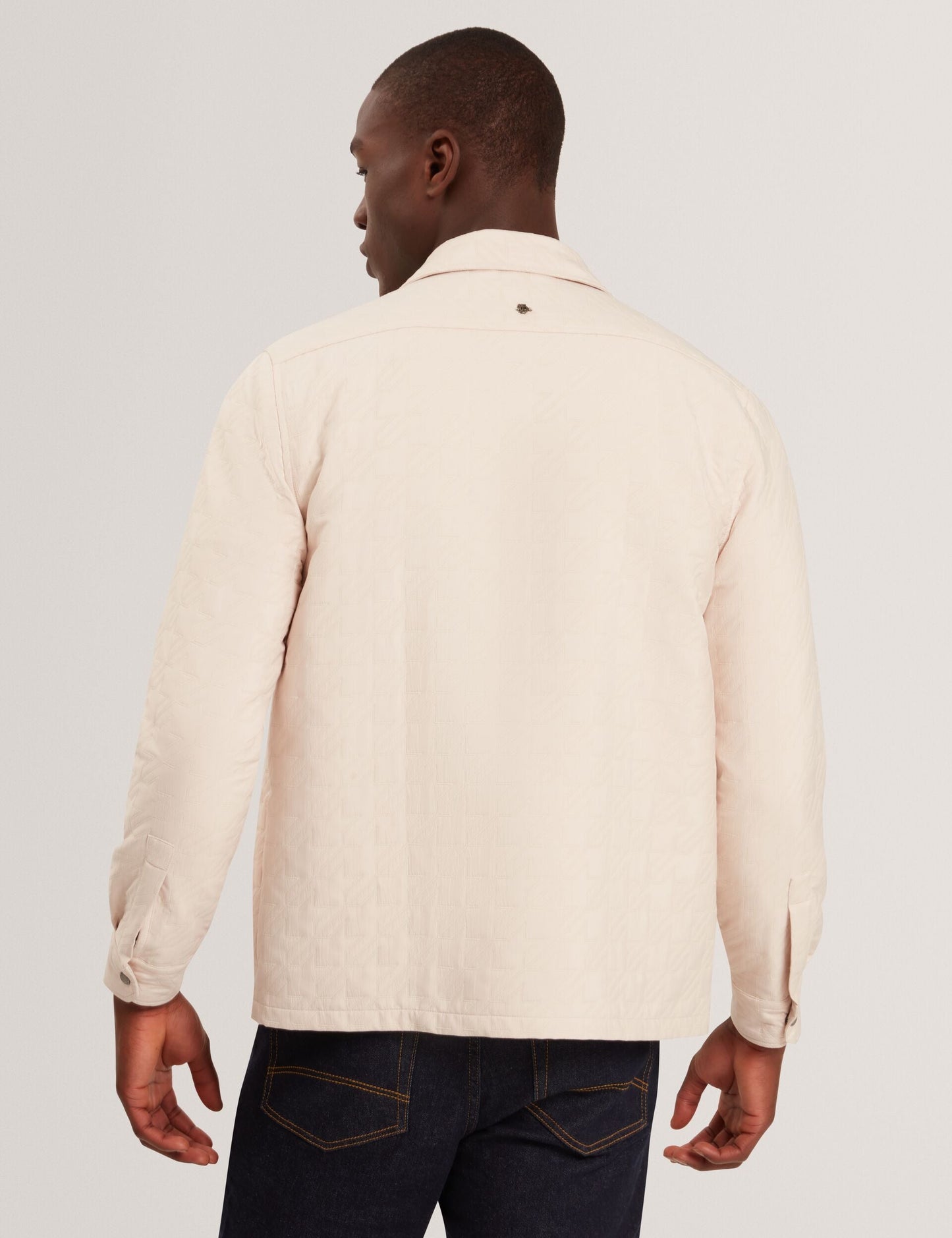 Ted Baker THOVA Textured Quilt Zip-Through Overshirt