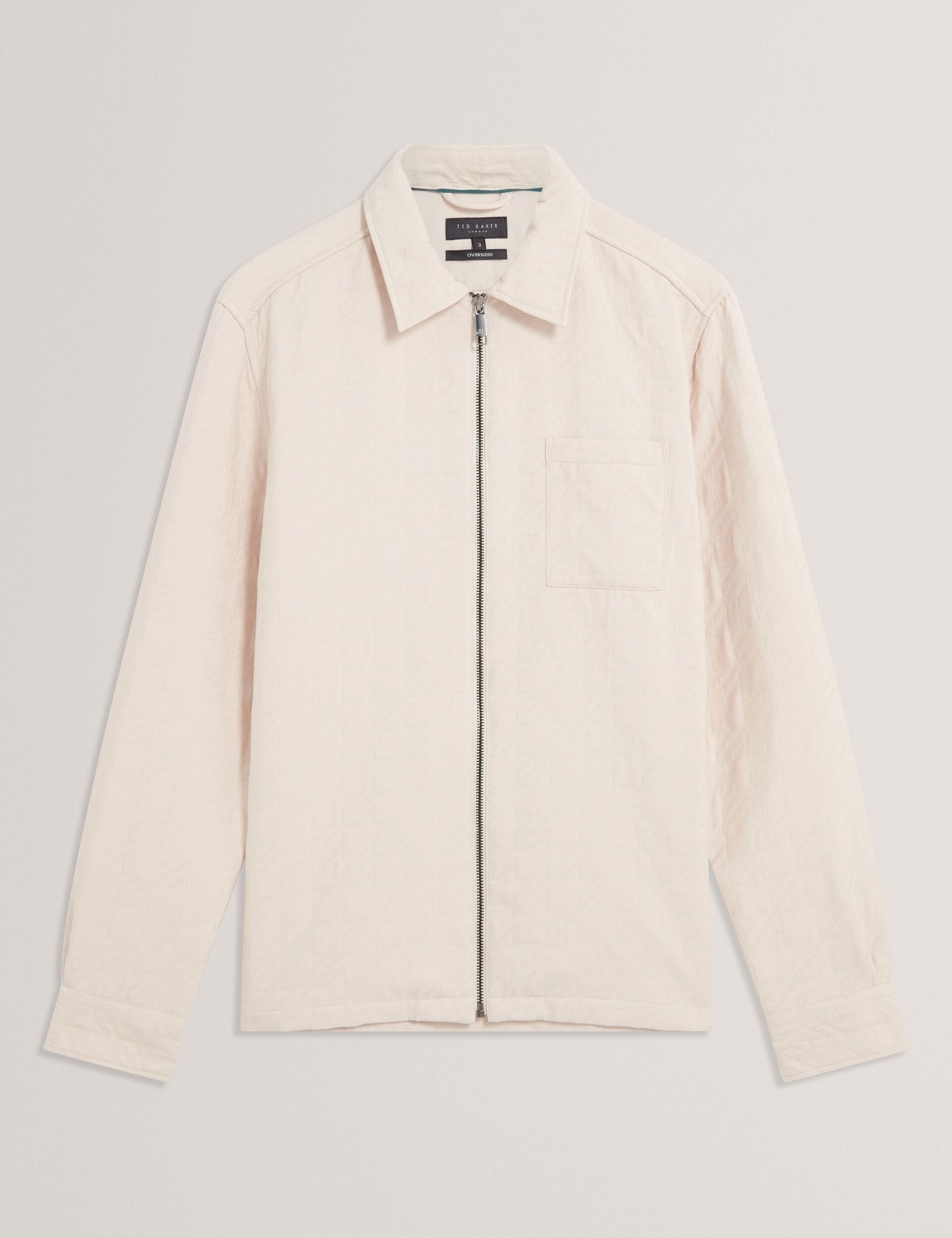 Ted Baker THOVA Textured Quilt Zip-Through Overshirt