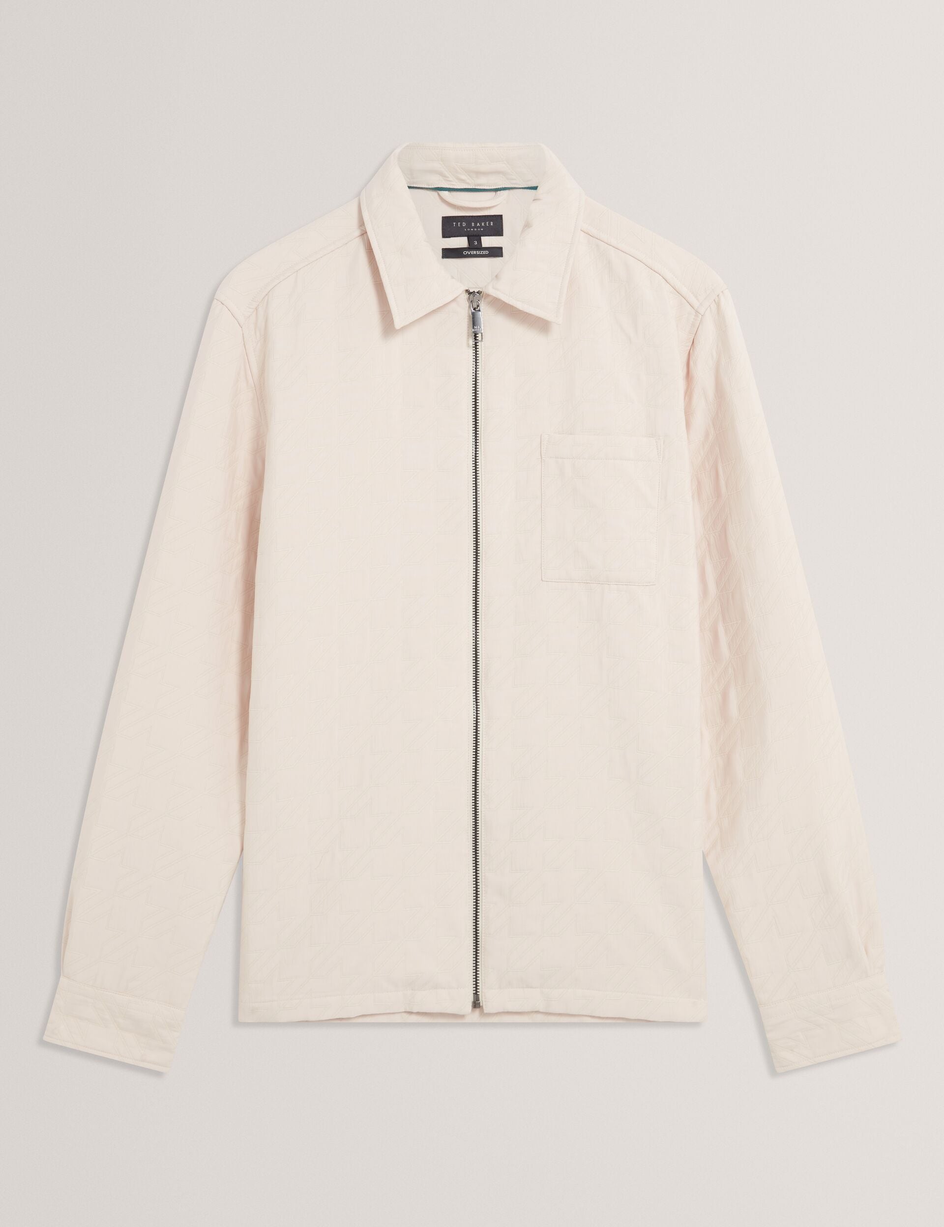 Ted Baker THOVA Textured Quilt Zip-Through Overshirt