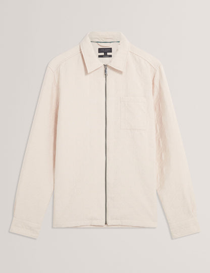 Ted Baker THOVA Textured Quilt Zip-Through Overshirt