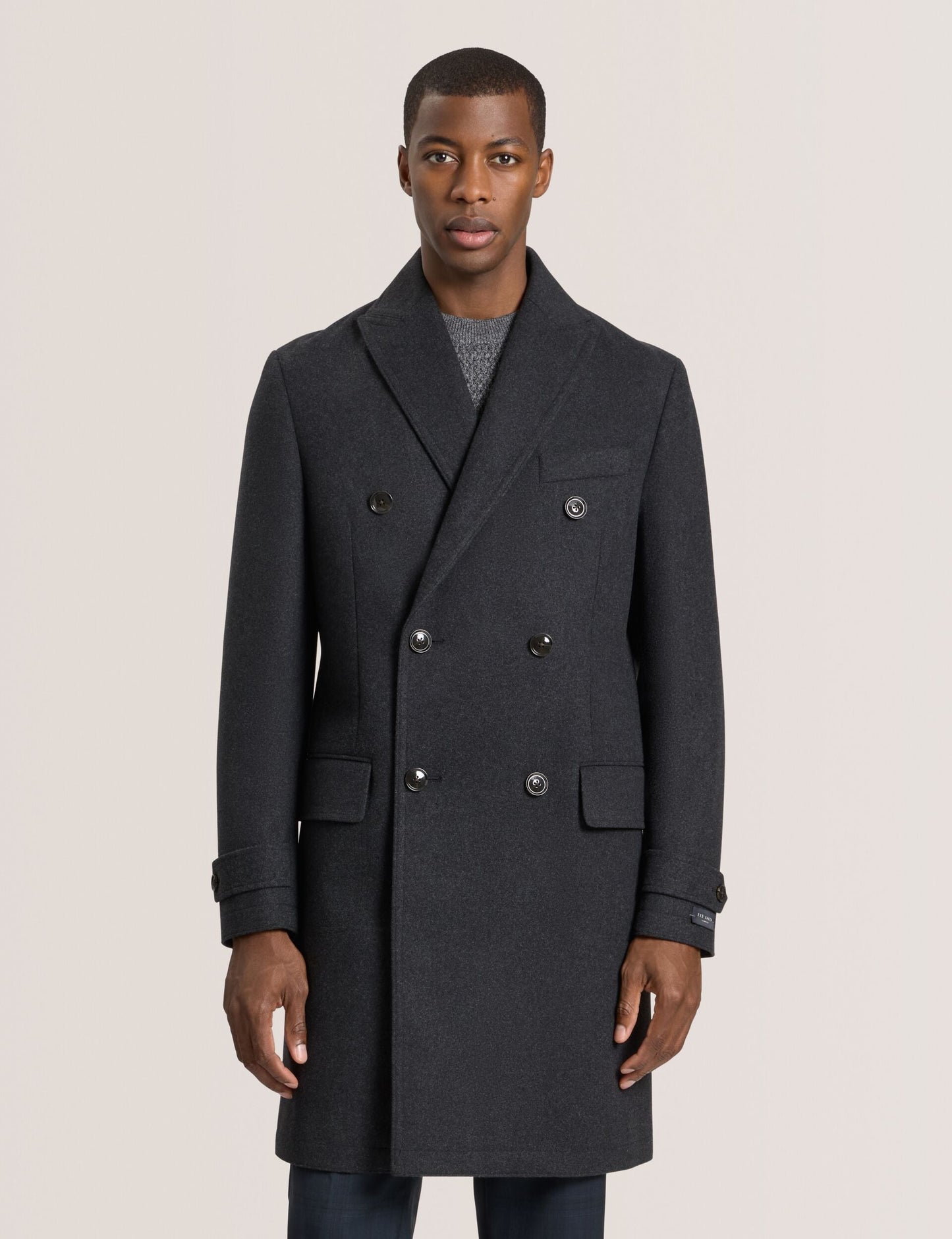 Ted Baker WINTHROP - Double Breasted Overcoat