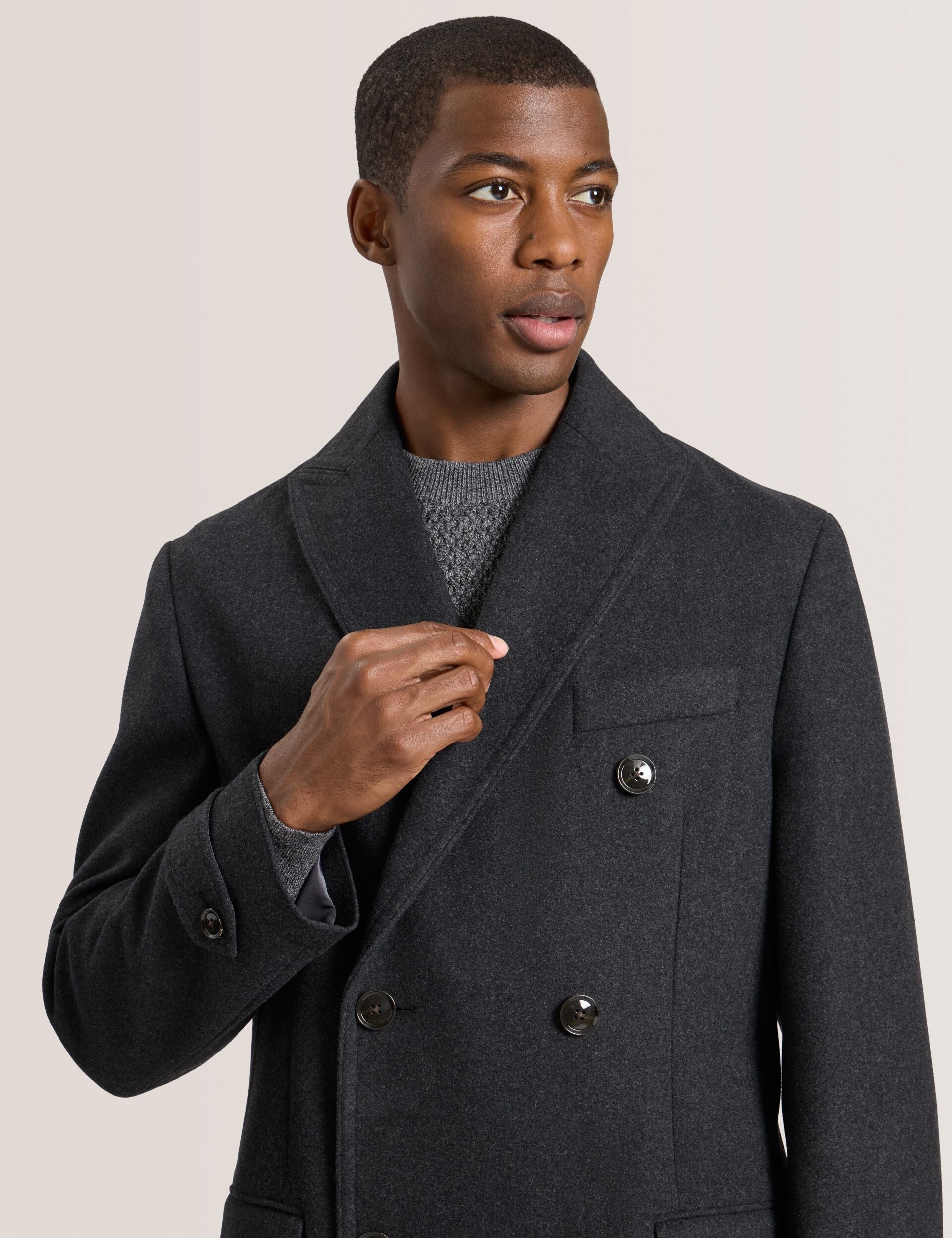 Ted Baker WINTHROP - Double Breasted Overcoat