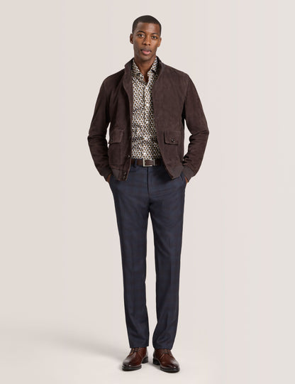 Ted Baker WEIR - Suede Button Front Jacket