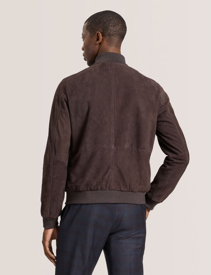 Ted Baker WEIR - Suede Button Front Jacket