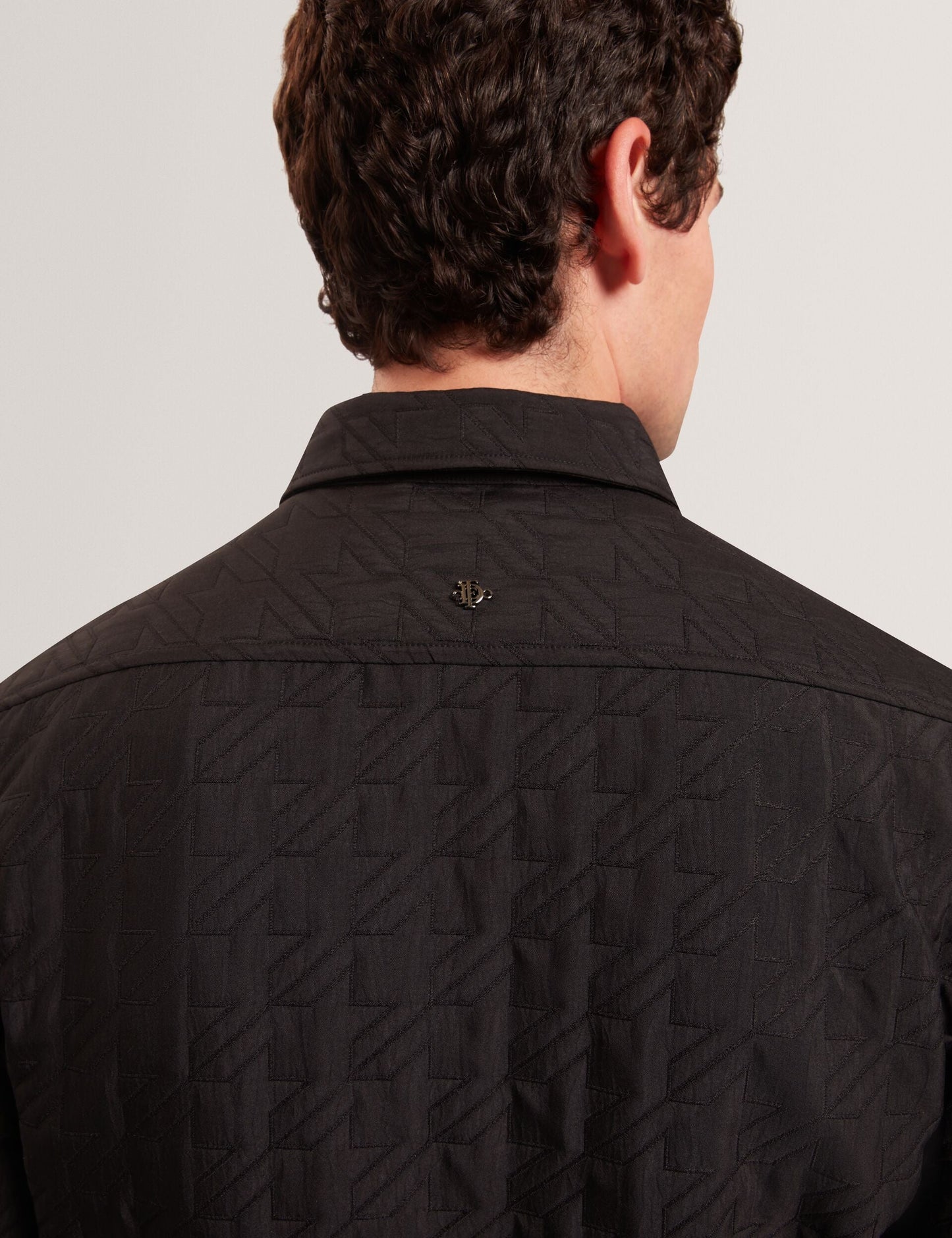 Ted Baker THOVA Textured Quilt Zip-Through Overshirt