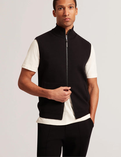 Ted Baker TERINCE - Zip-Through Funnel Neck Gillet
