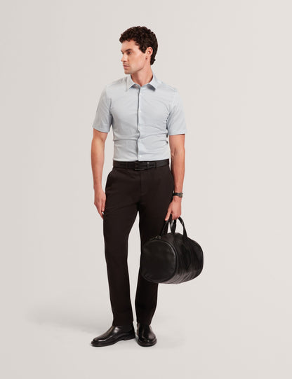 Ted Baker ROMMANN Micro Geo Print Slim Short Sleeve Shirt