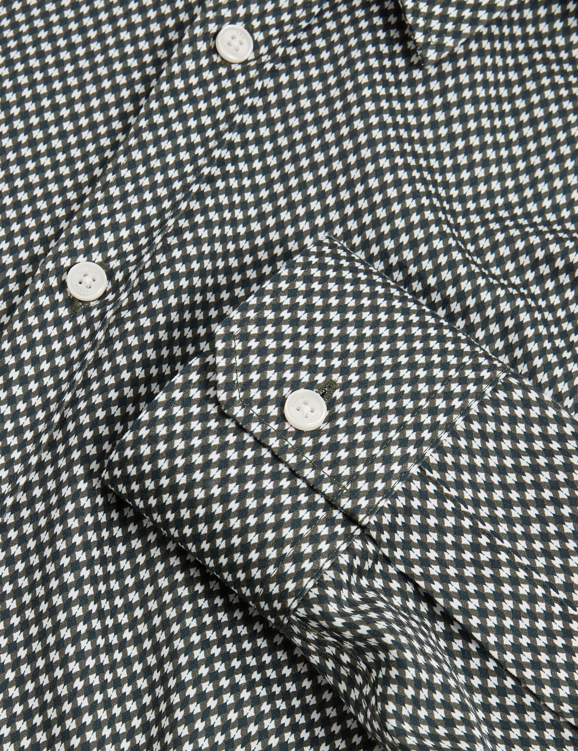 Ted Baker JOZEF Slim Fit Micro Geometric Print Shirt